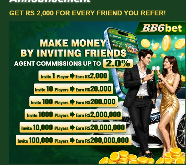 BB6 Bet Game Invite Bonus